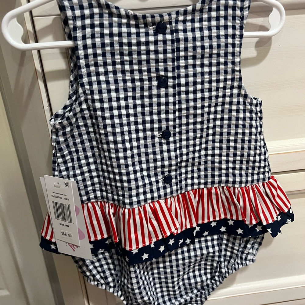 Bonnie Jean Baby Girl's 4th of July Patriotic Americana Outfit